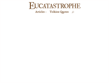 Tablet Screenshot of eucatastrophe.com